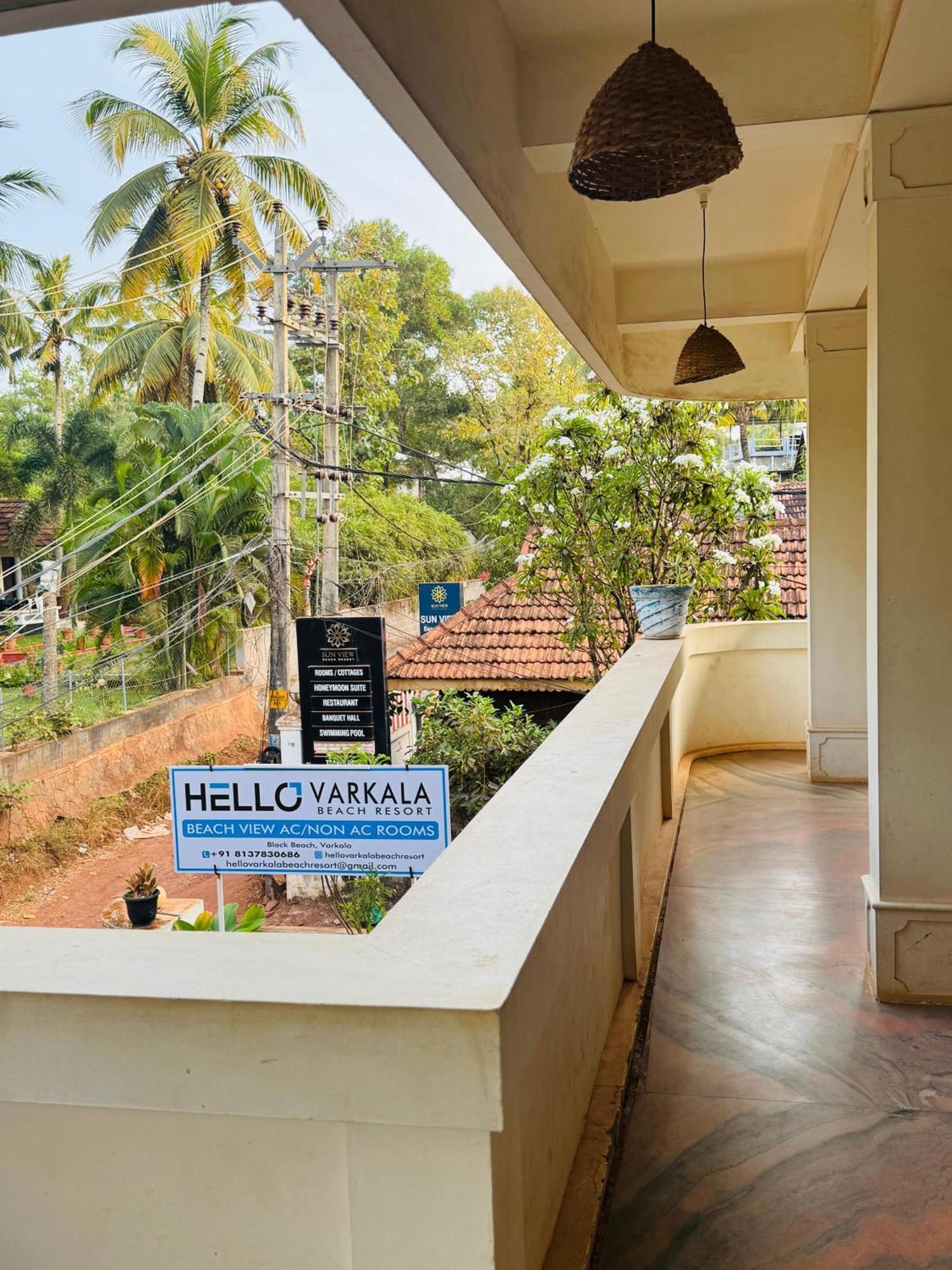 Beach View Balcony Resort By Hello Varkala Exterior foto