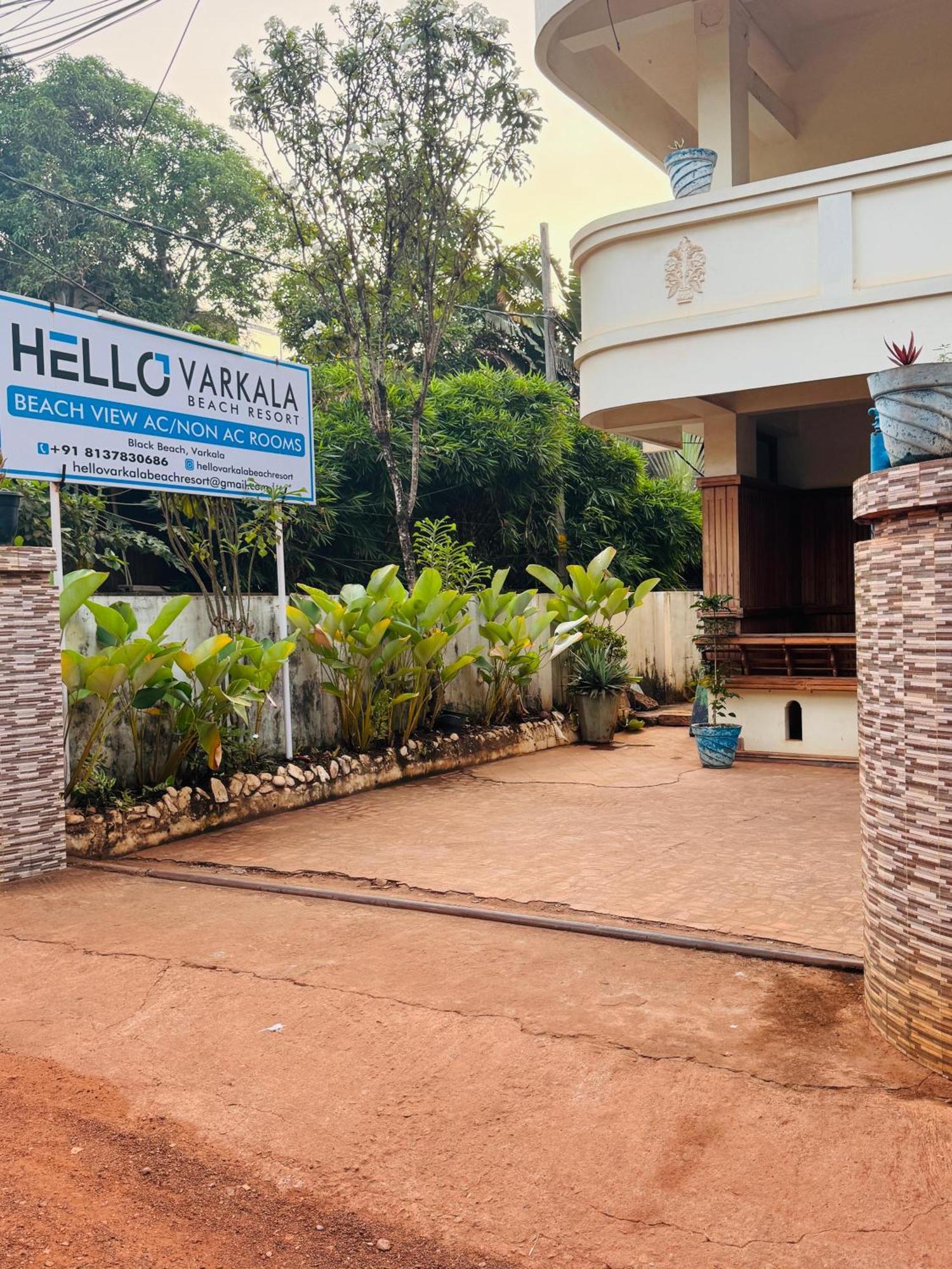 Beach View Balcony Resort By Hello Varkala Exterior foto
