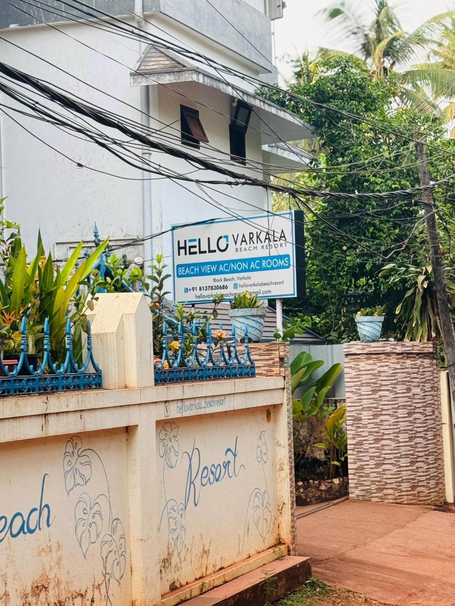 Beach View Balcony Resort By Hello Varkala Exterior foto